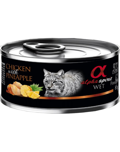 ALPHA SPIRIT Chicken with pineapple 85g Kuře s ananasem