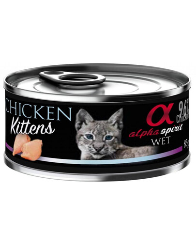 ALPHA SPIRIT Chicken for kitten 85g