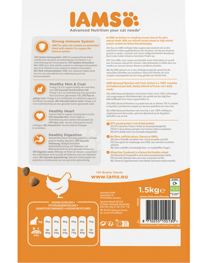 IAMS for Vitality Chicken 1,5kg