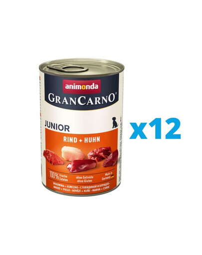 ANIMONDA GranCarno Junior 6 x 400 g konzervy pro štěňata