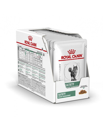 ROYAL CANIN Veterinary Health Nutrition Cat Satiety Pouch 48x 85g