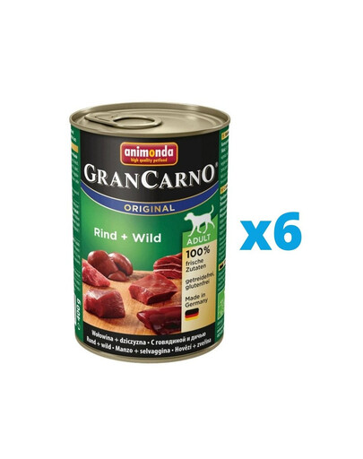 ANIMONDA Grancarno konzervy 6 x 400 g
