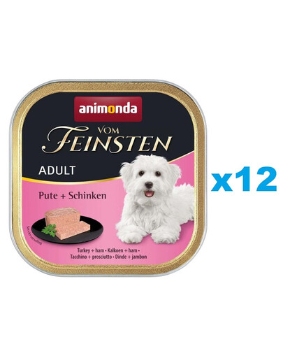ANIMONDA Vom Feinsten Adult Krůtí a šunka 12x150g