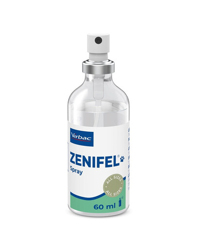 VIRBAC Zenifel spray 60 ml feromony z dodatkiem kocimiętki o działaniu uspokajającym dla kotów