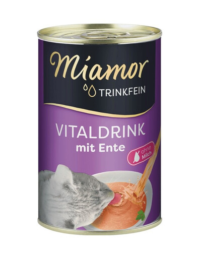MIAMOR Trinkfein kachní polévka pro kočky 24x135 g
