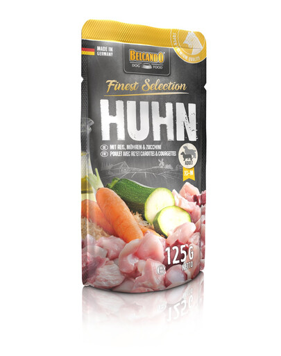 Finest Selection Kurczak, ryż i marchewka 125 g mokra karma dla psa