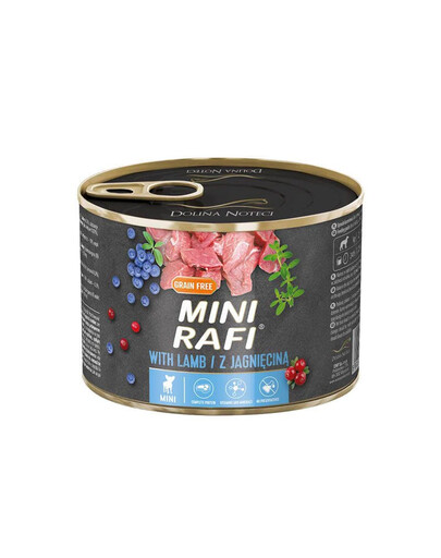 Mini z jagnięciną 185g dla małych ras
