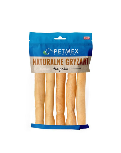 PETMEX Pałeczki kolagenowe jasne 15cm 150 g