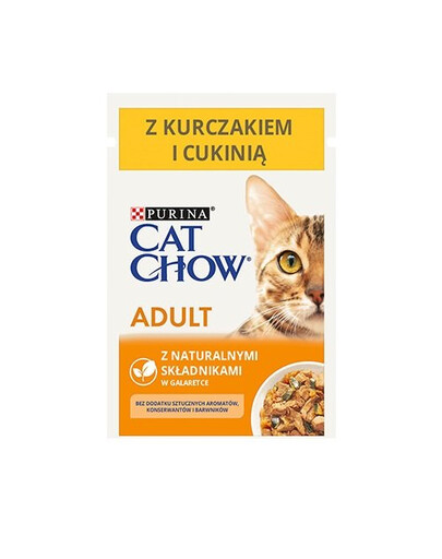 Adult Kurczak z cukinią 85 g w galarecie