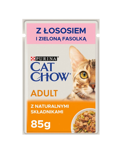 Adult Łosoś z zielonym groszkiem 85 g