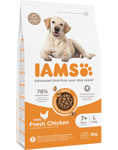 IAMS For Vitality Senior Large Breed Chicken 3 kg