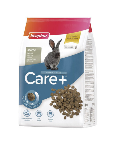 Care+ Rabbit Senior Pokarm Dla Królika Starszego 1,5 kg