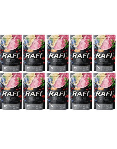 DOLINA NOTECI Rafi żołądki wołowe z szynką saszetka 10x500 g