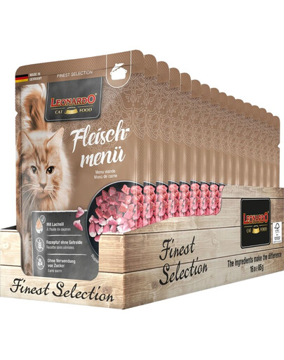 Finest Selection Mięsne menu dla kota 16 x 85 g