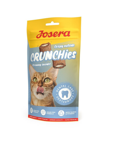 JOSERA Crunchies Dental 60 g křupavé pamlsky pro kočky na zuby