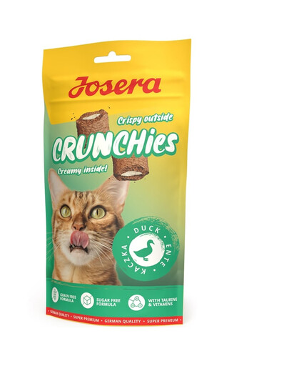 JOSERA Crunchies Duck 60 g křupavé pamlsky s kachnou pro kočky
