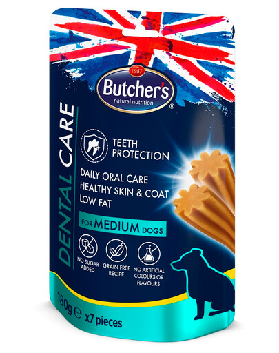 Dental Care for Medium Dogs 180g przysmaki denstystyczne dla psów ras średnich