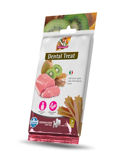 FARMINA N&D Tropical Selection Dental Treat Pork Medium/Maxi 100 g (7 ks) dentální pamlsek pro střední a velké psy