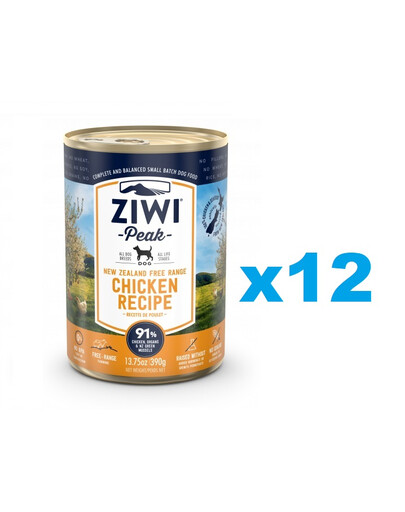 ZIWIPEAK Dog puszka dla psów 12 x 390 g