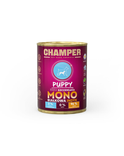 CHAMPER Puppy Krocan monoproteinové krmivo pro štěňata 400 g