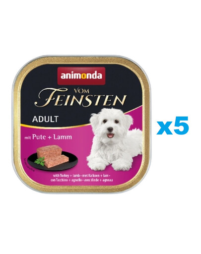 ANIMONDA Vom Feinsten Classic Adult 5 x 150 g mokra karma dla dorosłych psów