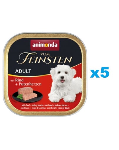ANIMONDA Vom Feinsten Classic Adult 5 x 150 g mokra karma dla dorosłych psów