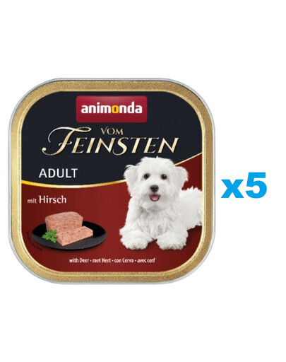 ANIMONDA Vom Feinsten Senior zestaw z drobiem i jagnięciną 5 x 150 g