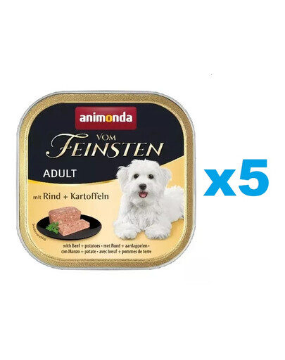 ANIMONDA Vom Feinsten Classic Adult 5 x 150 g mokra karma dla dorosłych psów