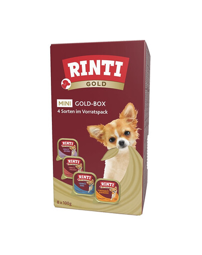 Gold Mini Multibox 8x100 g mokra karma dla dorosłych psów małych ras