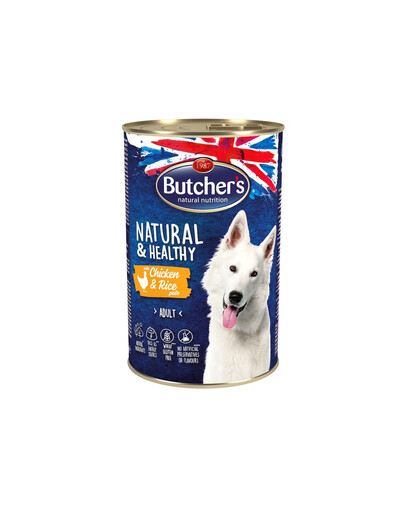 Natural&Healthy Dog z kurczakiem i ryżem pasztet 1200 g