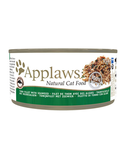 APPLAWS Puszki w bulionie dla kota 72 x 70 g