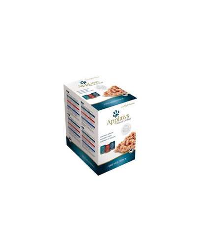 APPLAWS Pouch Multipack saszetki w bulionie dla kota 48 x 70 g