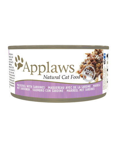 APPLAWS Puszki w bulionie dla kota 72 x 70 g