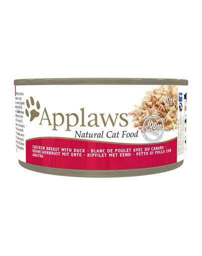 APPLAWS Puszki w bulionie dla kota 72 x 70 g