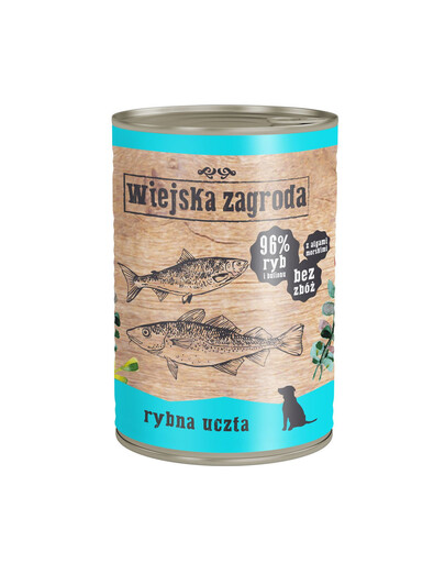 WIEJSKA ZAGRODA 400 g bezzbożowa karma dla psa