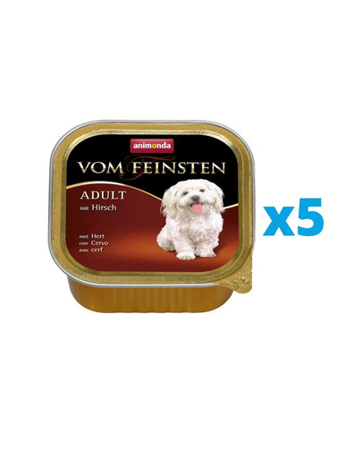 ANIMONDA Vom Feinsten Classic Adult 5 x 150 g mokra karma dla dorosłych psów