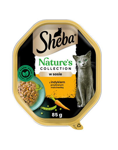 SHEBA Nature's Collection v omáčce s krůtím masem a mrkví 85 g