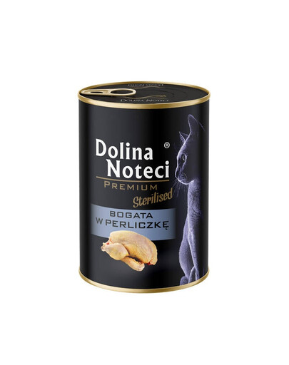 DOLINA NOTECI Premium Sterilised Bohatá s perličkou pro kočky po sterilizaci 400 g