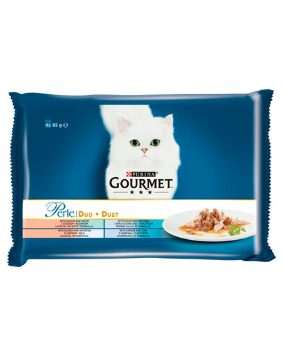 Perle Duet Rybny 4x85g mokra karma dla kotów