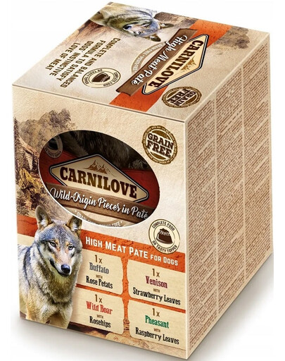 CARNILOVE Meat Pate Multipack Adult kapsičky 4x300g krmivo pro psy