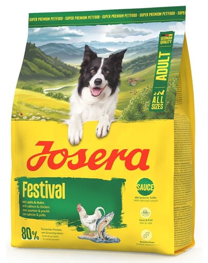 JOSERA Festival 900g pro vybíravé psy s chutnou omáčkou