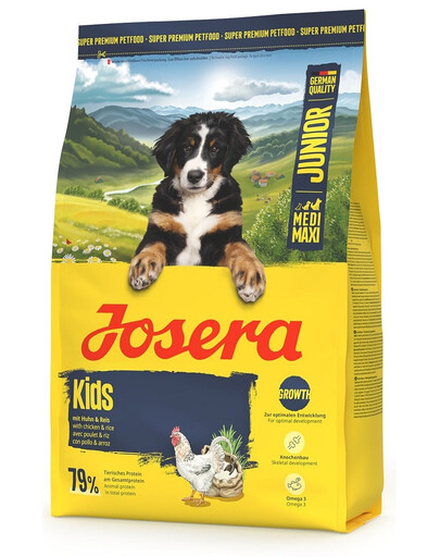 JOSERA Junior Kids 3kg pro mladé psy středních a velkých plemen