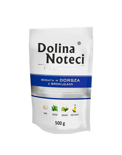 DOLINA NOTECI Premium bohatá na tresku a brokolici 500 g