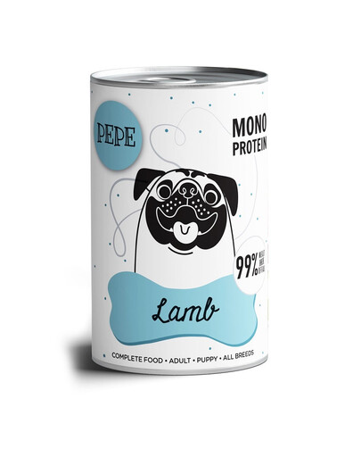 PEPE Lamb 99% (jehněčí) 800 g monoproteinové krmivo