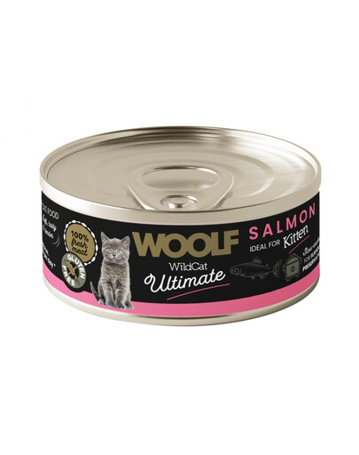 WOOLF Wild Cat Ultimate Kitten Salmon Pate 85g paštika s lososem pro koťata