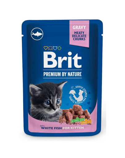 BRIT Premium White Fish Gravy for Kitten 100 g