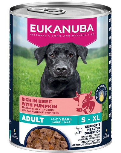 EUKANUBA Life Care Adult Rich in Beef 400 g paštika pro psy bohatá na hovězí maso a dýni