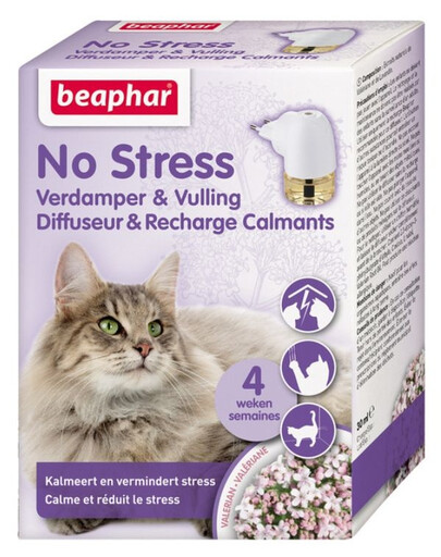 BEAPHAR No Stress Difuzor + Náhradní náplň pro kočky 30 ml behaviorální aromatizér