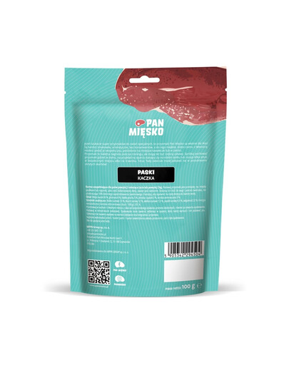 Paski Kaczka przysmak dla psa 100 g