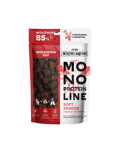 WIEJSKA ZAGRODA Monoprotein Snacks Hovězí 115 g